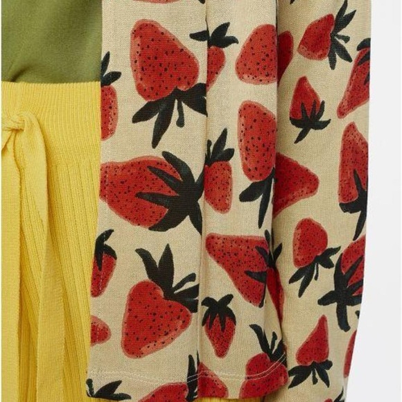 Campania Fantastica Large Strawberry Print Cardigan - Picture 3 of 7
